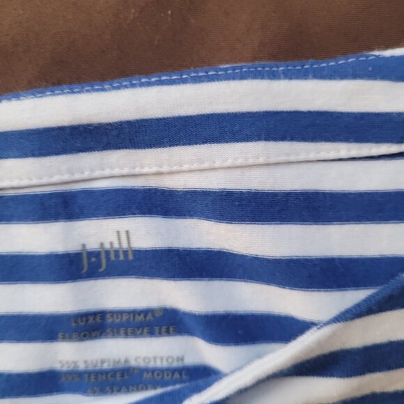 Striped J Jill Tops Size M - Picture 2 of 3